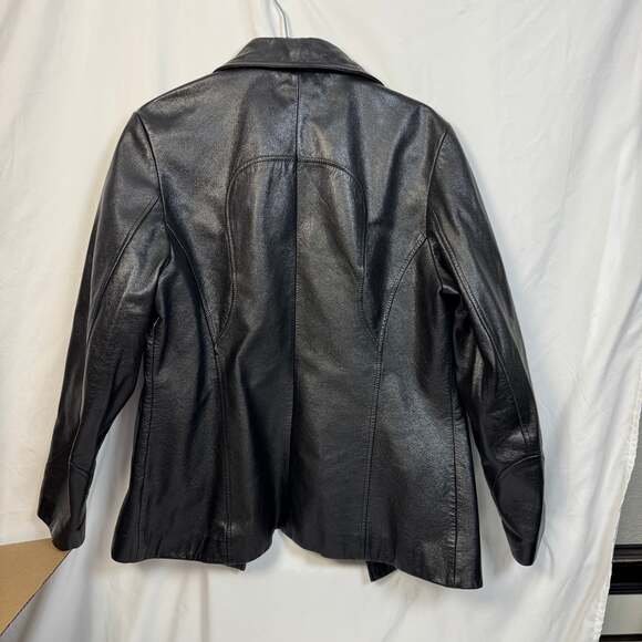 Wilsons Leather Black Men’s Jacket Size L - Picture 5 of 9